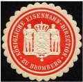 Siegel königliche Eisenbahndirektion zu Bromberg